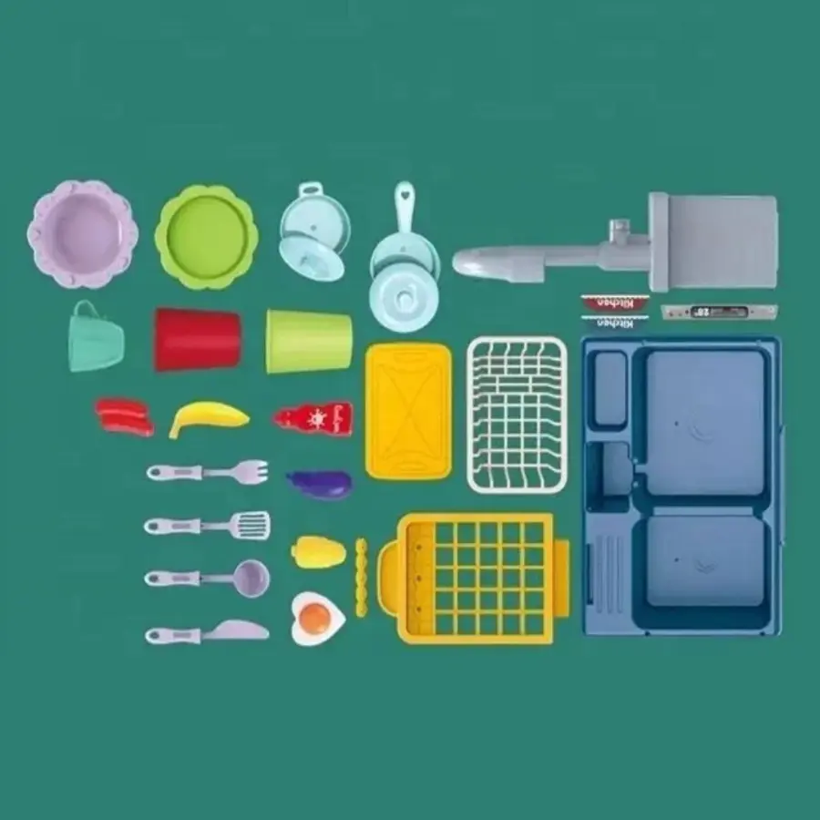 لعبة مجلى المطبخ(لون احمر) - الصورة 2