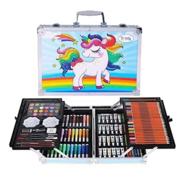 حقيبة أدوات الرسم (لون ازرق)