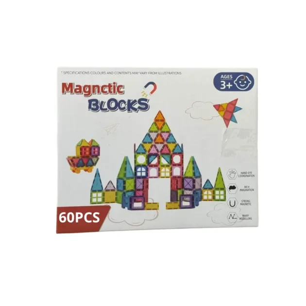 ليغو مغناطيسي 60 قطعة