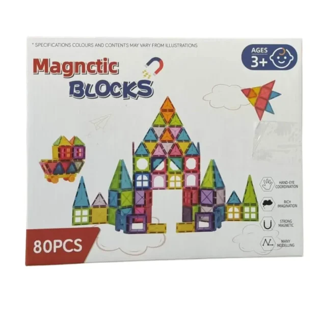 ليغو مغناطيسي 80 قطعة