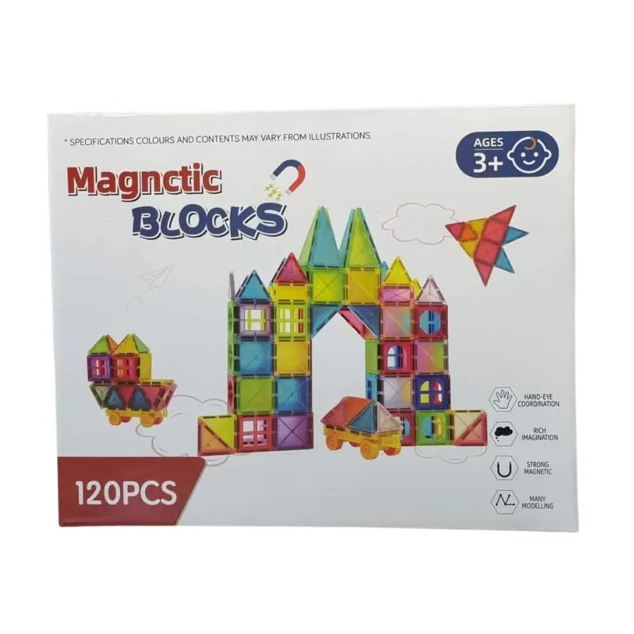 ليغو مغناطيسي 120 قطعة